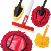 Kit spalare si curatare auto, 5 buc, Vivo T4001